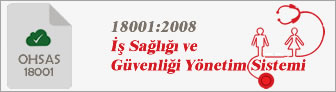 OHSAS 18001 İş Sağlığı ve Güvenliği Belgesi